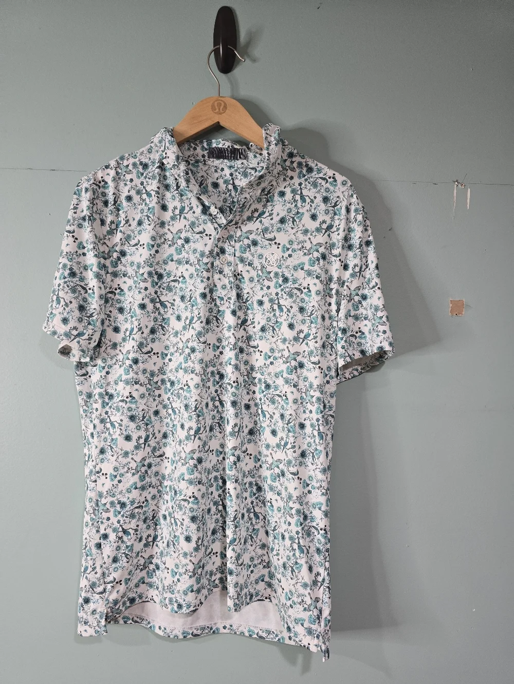 G/Fore Botanic Garden Tech Golf Polo Medinah Size M - Picture 1 of 3